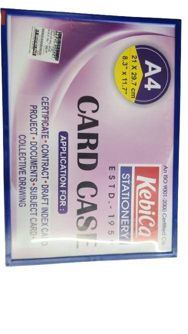 A4 Non-Magnetic Card Case