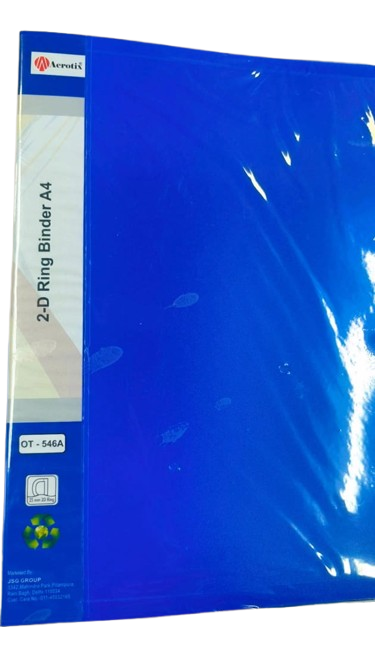 A4 D RING BINDER 2'' PLASTIC - AEROTIX