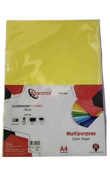 Aerotix A4 PAPER COLOURED 100 SHEET