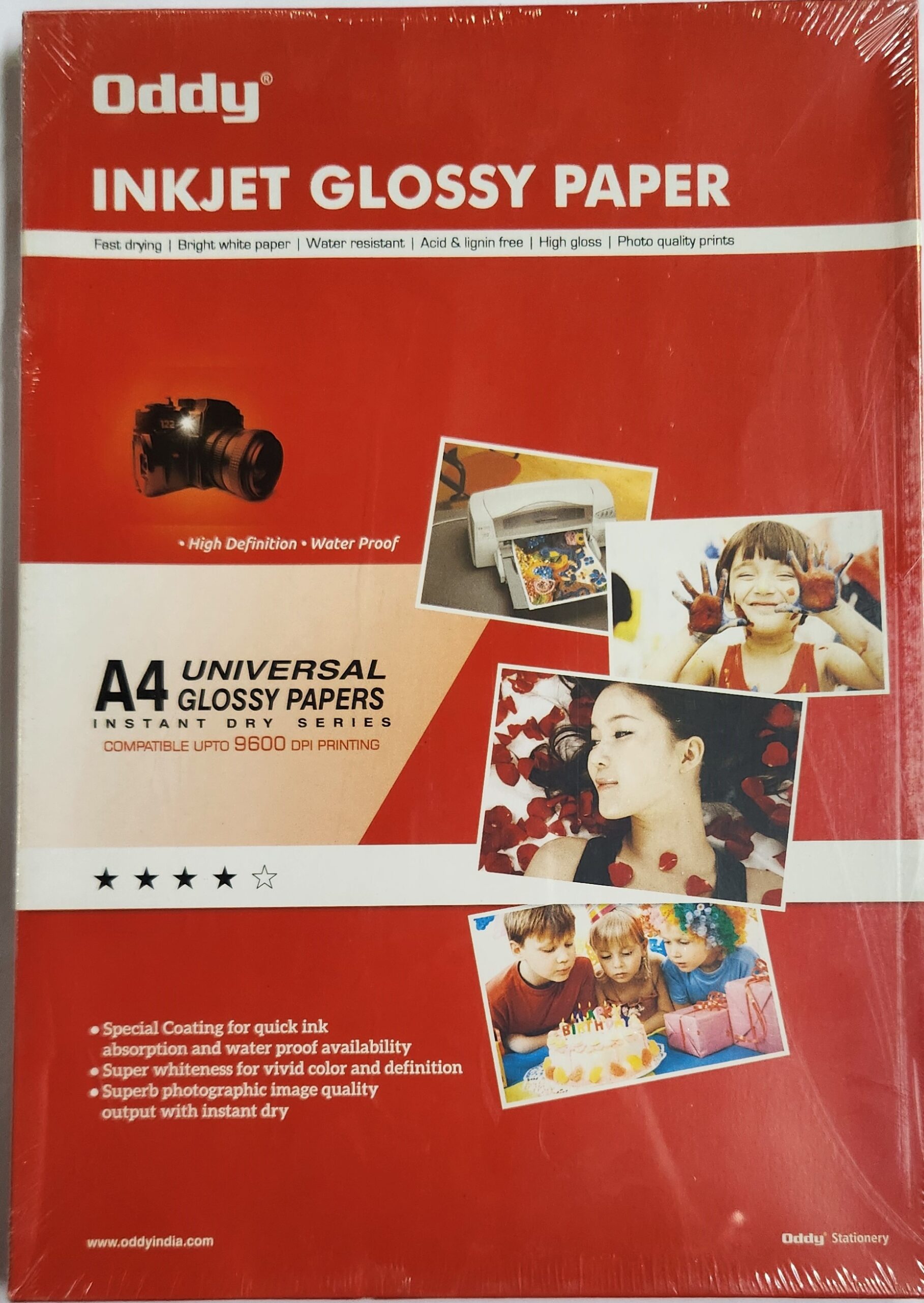 Oddy A4 Glossy Paper 180 GSM